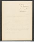 k.k. naturhistorisches Hofmuseum, Intendanzakten 1885-1896 (Hauer), Aktenzahl Z.108.a/1888, Seite 1
